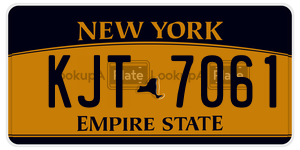 KJT7061  license plate in NY