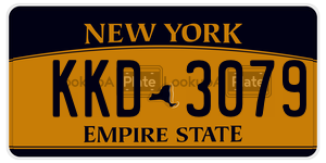 KKD3079  license plate in NY