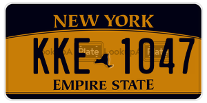 KKE1047  license plate in NY