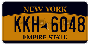 KKH6048  license plate in NY