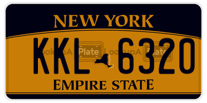 KKL6320  license plate in NY