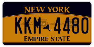 KKM4480  license plate in NY