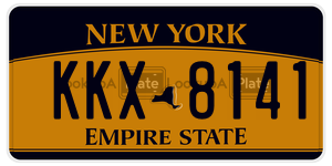 KKX8141  license plate in NY