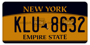 KLU8632  license plate in NY