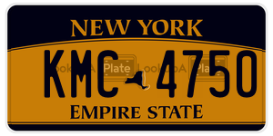 KMC4750  license plate in NY
