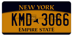 KMD3066  license plate in NY