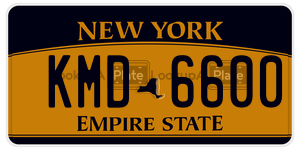 KMD6600  license plate in NY