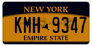 KMH9347  license plate in NY