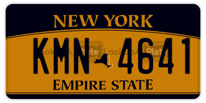 KMN4641  license plate in NY