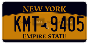 KMT9405  license plate in NY
