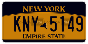 KNY5149 license plate in New York