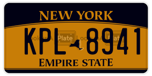 KPL8941  license plate in NY
