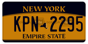 KPN2295  license plate in NY
