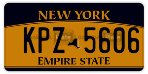 KPZ5606  license plate in NY