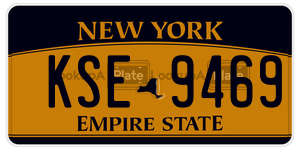 KSE9469  license plate in NY