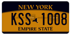 KSS1008  license plate in NY