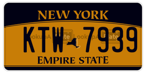 KTW7939  license plate in NY