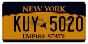 KUY5020  license plate in NY