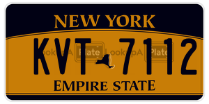 KVT7112  license plate in NY