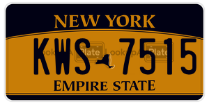 KWS7515  license plate in NY