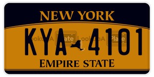 KYA4101  license plate in NY