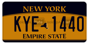 KYE1440 license plate in New York