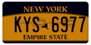 KYS6977  license plate in NY