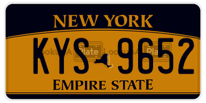 KYS9652  license plate in NY