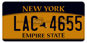 LAC4655  license plate in NY