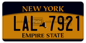 LAL7921  license plate in NY