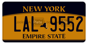 LAL9552  license plate in NY