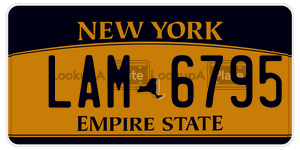 LAM6795  license plate in NY