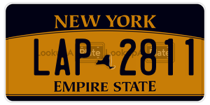 LAP2811  license plate in NY