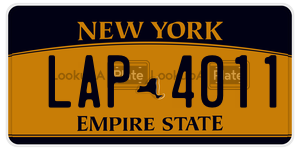 LAP4011 license plate in New York