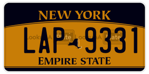 LAP9331  license plate in NY