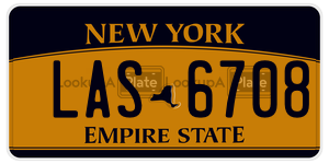 LAS6708  license plate in NY