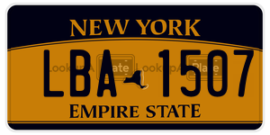 LBA1507  license plate in NY