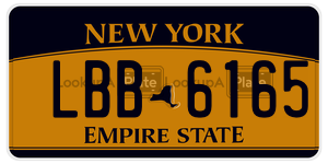LBB6165  license plate in NY