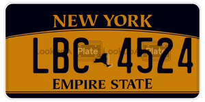 LBC4524  license plate in NY