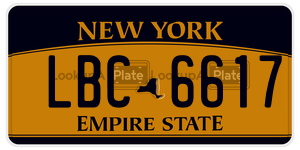 LBC6617  license plate in NY