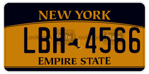 LBH4566  license plate in NY