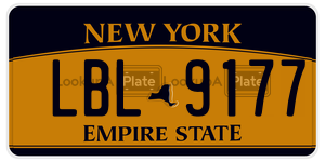 LBL9177  license plate in NY