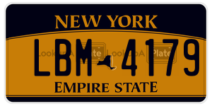 LBM4179  license plate in NY