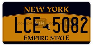 LCE5082  license plate in NY