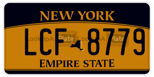 LCF8779 license plate in New York