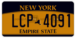 LCP4091  license plate in NY