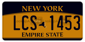 LCS1453  license plate in NY