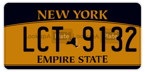 LCT9132  license plate in NY
