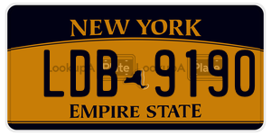 LDB9190  license plate in NY
