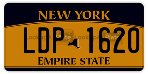 LDP1620  license plate in NY